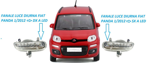 Coppia fari luce diurna led - coppia,