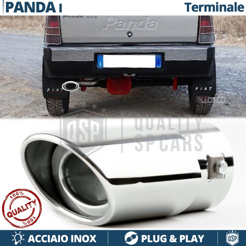 Terminale scarico ovale - 1,